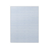 Blauw Wit Streep DIY Puntige Flap Envelope Liners Notitieblok (Linkerzijde)