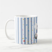 Blauw & Wit Streep Mok Barbierspaal (Links)