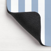 Blauw & Wit Streep Muismat (Hoek)