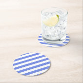 Blauw/Wit strepen onderzetter set (Insitu)