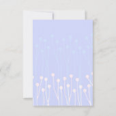Blauw & Wit Tak Design RSVP Kaartje (Achterkant)