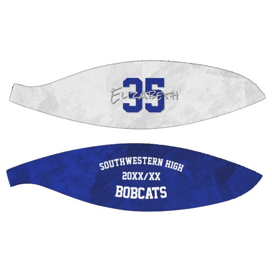 Blauw Wit Team Naam Einde Seizoen Cadeaus Basketbal (Panelen)