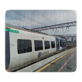 Blauw-wit training snijplank (Voorkant)