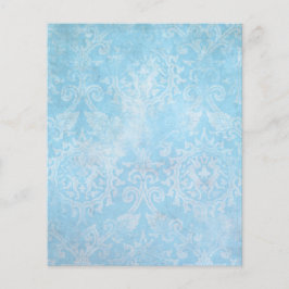 Blauw & Wit Vervaaide Shabby Ephemera