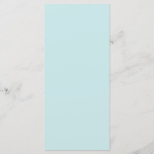 Blauw Wit Vintage Trouwprogramma's Programmakaart (Achterkant)