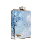 BLAUW & WIT WATERVERF WINTERSCÈNES HEUPFLES (Rechts)