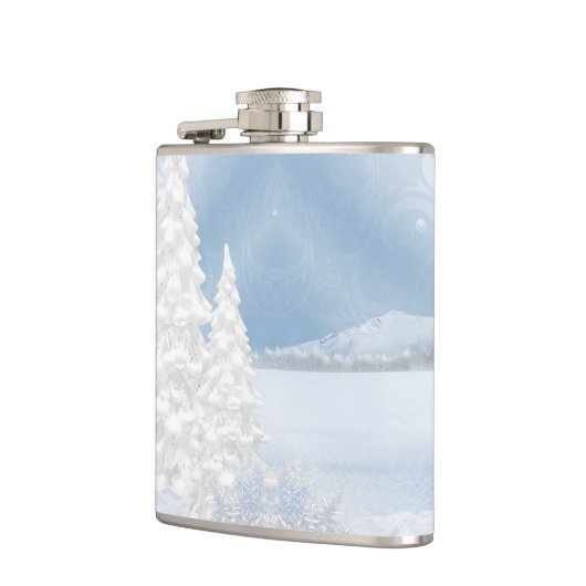 BLAUW & WIT WATERVERF WINTERSCÈNES HEUPFLES (Links)