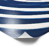 Blauw wit wervelpatroon 06 foto afdruk (Hoek)