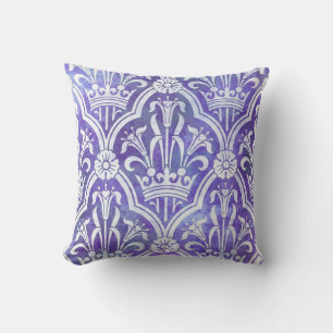 Blauw-wit William Morris Vintage omkeerbaar Kussen