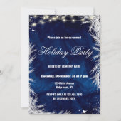 Blauw-Wit Winterfeest 2025 Kaart (Voorkant)