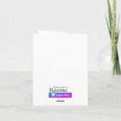 Blauw-wit winterwonderland herbergt Wereldbol (Achterkant)