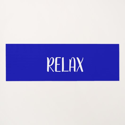 Blauw wit yogamat (Achterkant (horizontaal))