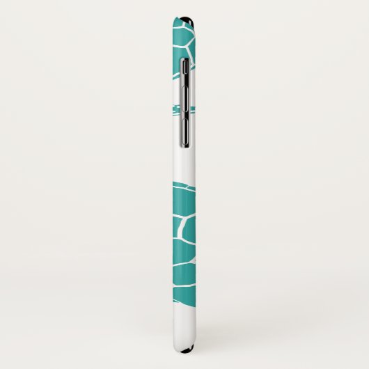 Blauw Wit Zee Schildpadden Case-Mate iPhone Case (Achterkant/links)