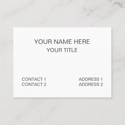 Blauw wit zomer kuststreep patroon visitekaartje (Achterkant)