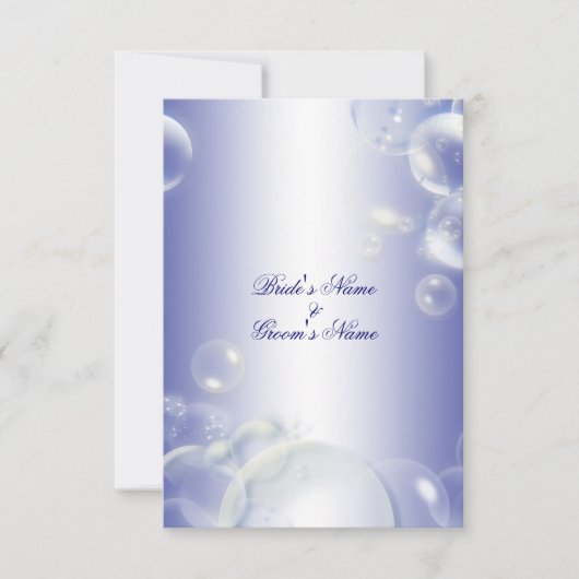 Blauw witbruin strandstrand kaart (Voorkant)