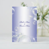 Blauw witbruin strandstrand kaart (Staand voorkant)