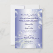 Blauw witbruin strandstrand kaart (Achterkant)