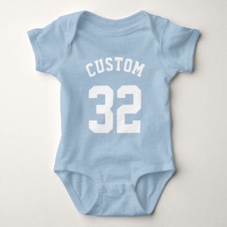 Blauw & Witte Baby | Sport Jersey Design Romper