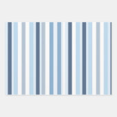 Blauw-witte babyjongen inpakpapier vel (Voorkant 2)