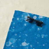 Blauw-witte badhanddoek (In situ)