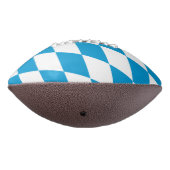Blauw-witte Beierse Diamant Vlag Patroon American Football (Gedraaid 270)