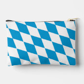 Blauw-witte Beierse Diamant Vlag Patroon Etui (Achterkant)