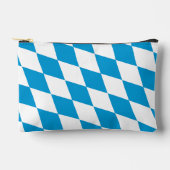 Blauw-witte Beierse Diamant Vlag Patroon Etui (Voorkant)