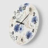 Blauw Witte Bloem  Grote Klok (Hoek)