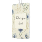 Blauw Witte Bloem Luchtverfrisser (Links)