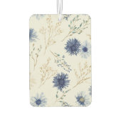 Blauw Witte Bloem Luchtverfrisser (Achterkant)