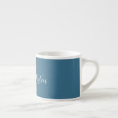 Blauw Witte Bloemboog Espresso Kop (Rechts)