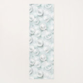 Blauw Witte Bloemen Yogamat (Achterkant)