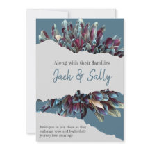 Blauw-witte bloemenbruiloft