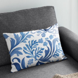 Blauw & Witte Bloemendesign | Chinoiserie Patroon Accent Kussen