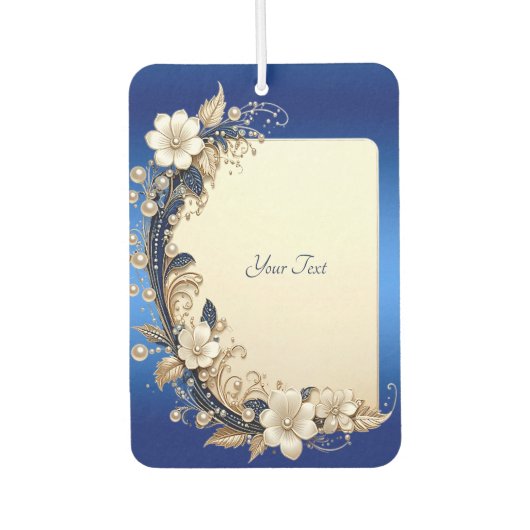 Blauw Witte Bloemengeurverfrisser Luchtverfrisser (Voorkant)