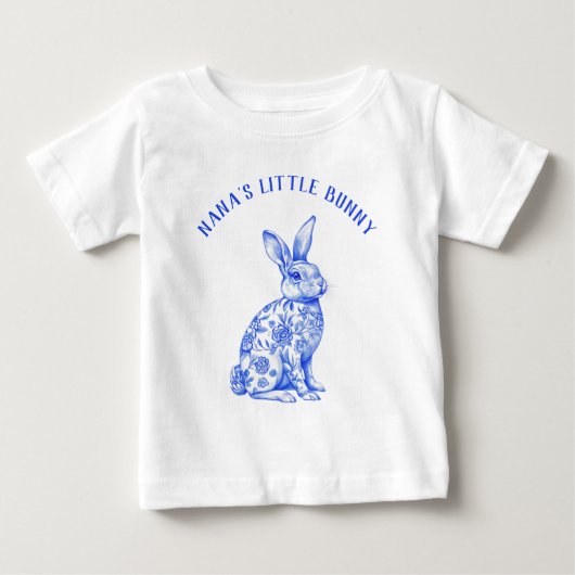 Blauw-witte Chinoiserie Baby Baby (Voorkant)