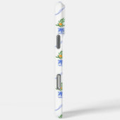 blauw-witte Chinoiserie Bows Topiary Case-Mate iPhone Case (Achterkant / Rechts)