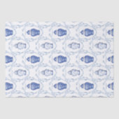 Blauw-witte Chinoiserie-gemberpot Tissuepapier (Voorkant)