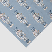 Blauw-witte Chinoiserie Kerst Notenkraker Tissuepapier (Detail)