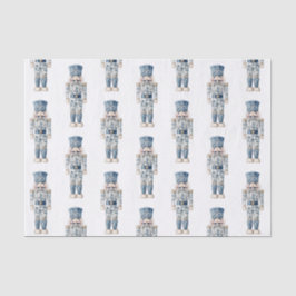 Blauw-witte Chinoiserie Kerst Notenkraker Tissuepapier