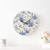 Blauw-witte Chinoiserie Pagode Wandklok (Huis)