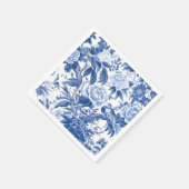 Blauw-witte Chinoiserie papieren servet (Hoek)