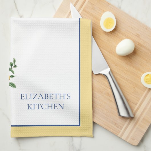 Blauw-witte Chinoiserie vaas met hortensia's Theedoek (Quarter Fold)