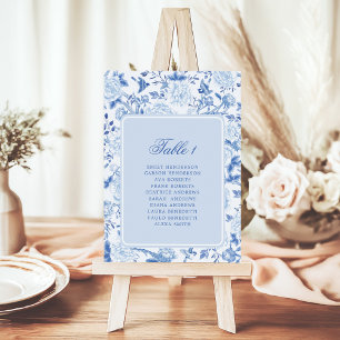 Blauw Witte Chinoiserie Zitplaats Grafiek Tafel Nu Kaart