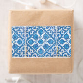 Blauw Witte Delft Korenbloem Labels (Insitu)