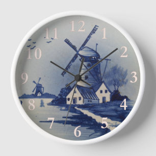 Blauw Witte Delfts Oude Molen