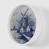 Blauw Witte Delfts Oude Molen (Hoek)