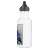 Blauw Witte Delfts Oude Molen Waterfles (Rechts)