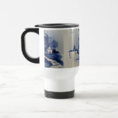 Blauw Witte Delftsblauw Windmolen Reisbeker (Links)