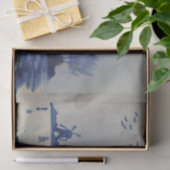 Blauw Witte Delftsblauw Windmolen Tissuepapier (Geschenk)